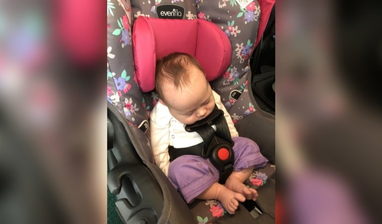 Baby Slumping to Side in Infant Car Seat