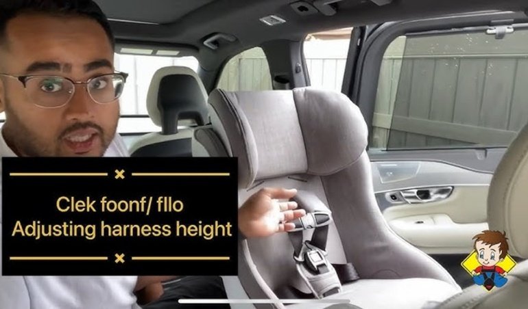 How to Adjust Convertible Car Seat Harness Height