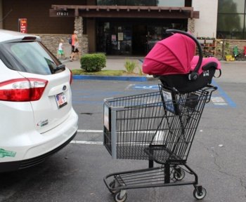 Is It Safe to Put Car Seat on Top of Shopping Cart